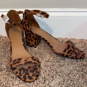 Cheetah Print Block Heels